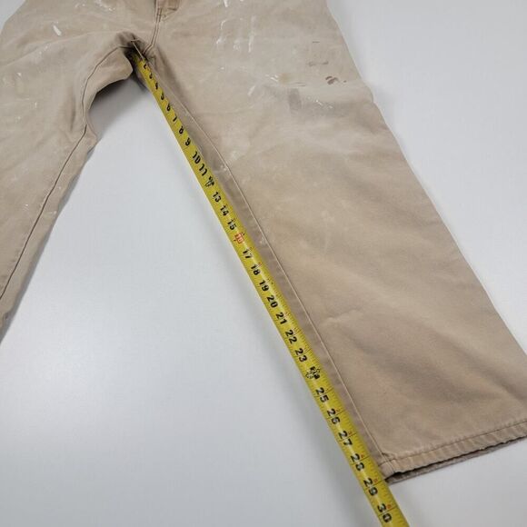Vintage‎ Y2k Dickies Distressed Workwear Pants Sun Fade Fits 34x29 Tagged 38x30 - Picture 10 of 13